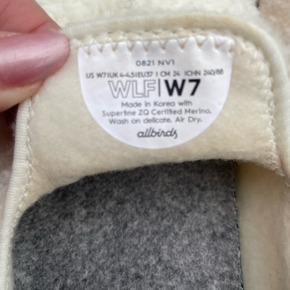 Allbirds Wool Lounger Fluffs in Natural White - Picture 7 of 12